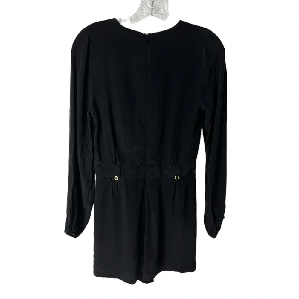 Yumi Kim Carly Romper Women's XS Black 100% Silk NWT Pockets‎ - Picture 3 of 14